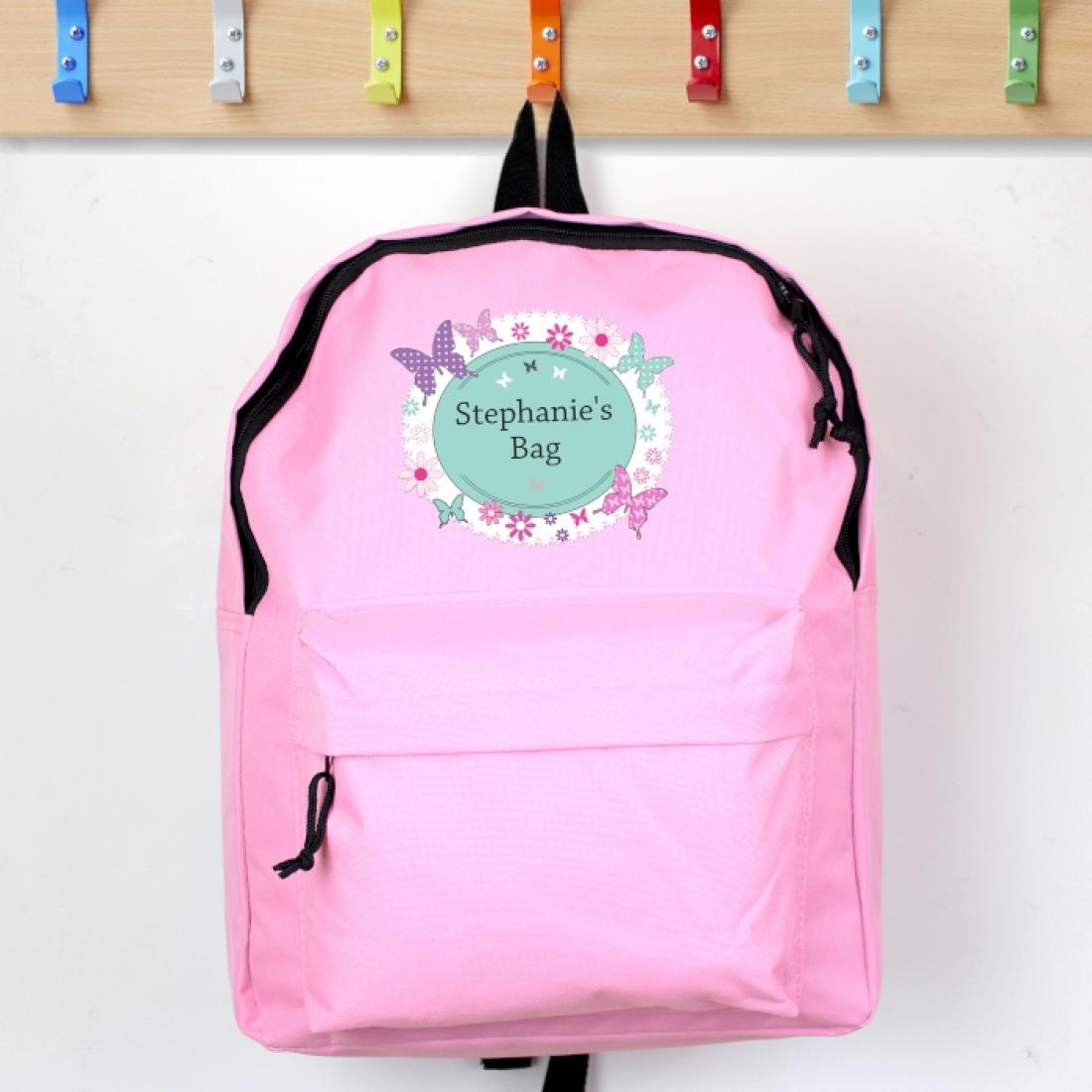 Pink bookbags deals